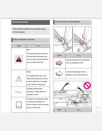 toyota crown 2023-2024 owners manual in english